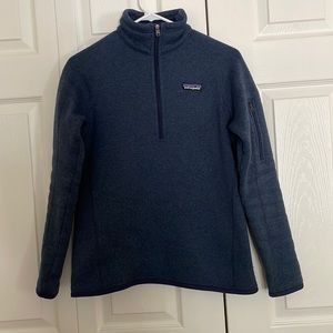 Patagonia 3/4 zip navy fleece